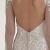Oleg Cassini Wedding Dress. Lightly Sequined. Lace Appliqué. Trumpet Style. NWT.