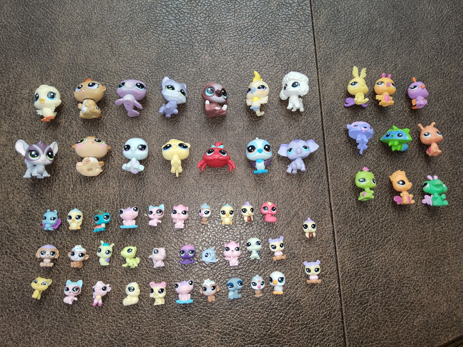 LPS Lot littlest pet shop 52 authentic toys mini micro elephant crab seal