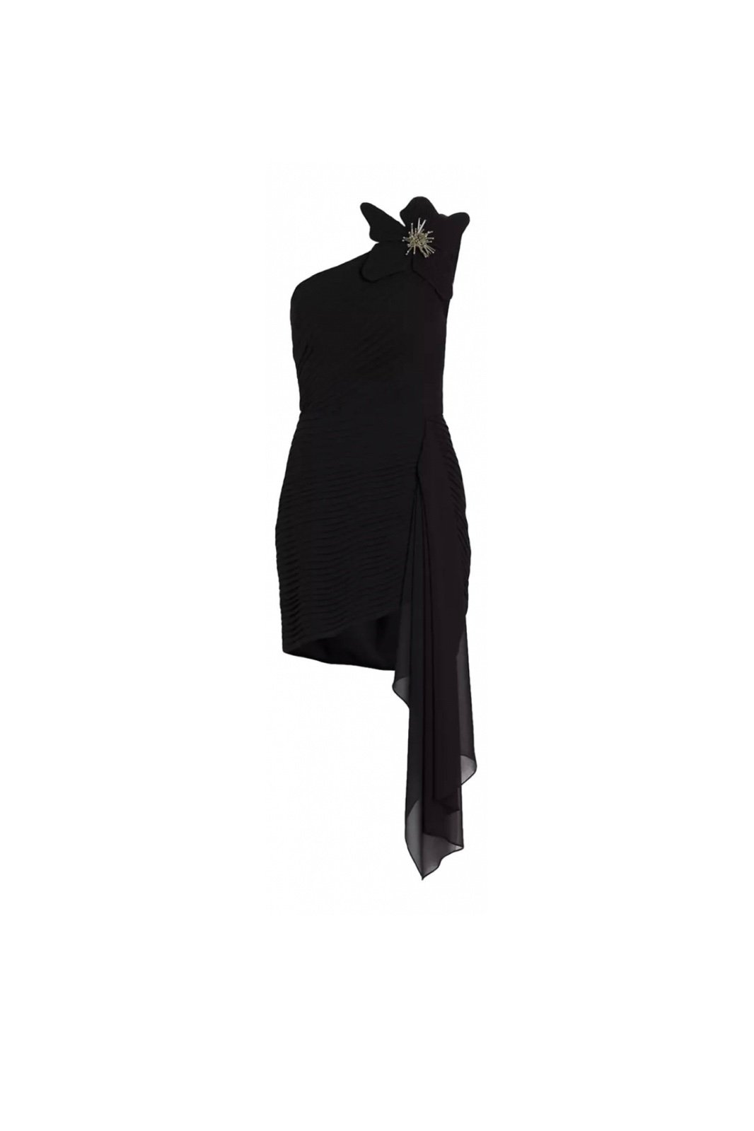 PatBO Flower Applique One-Shoulder Minidress size 4