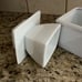 Butter bell white ceramic square shape is unique new never used