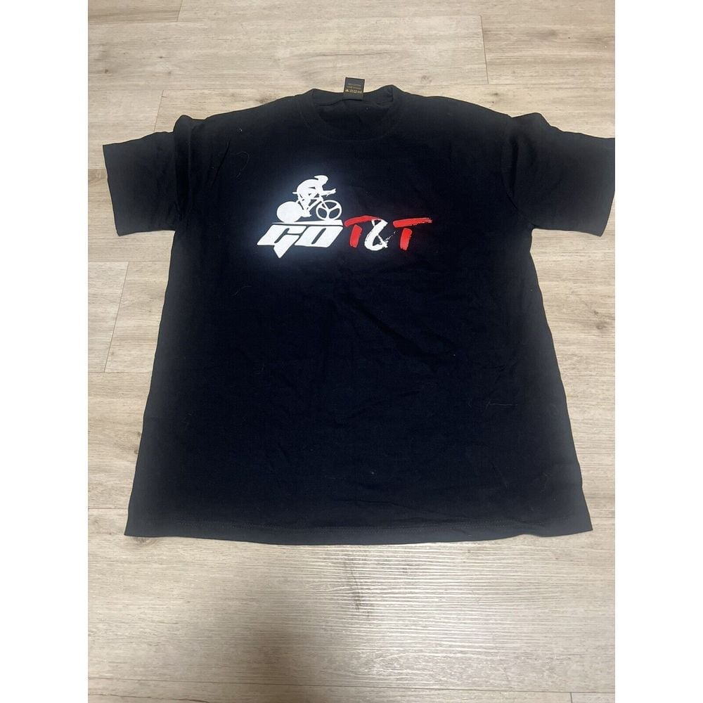 TTCF Trinidad & Tobago Cycling Federation Mens Shirt Size Large Black Caribbean
