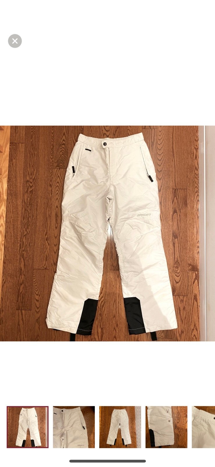Women’s Spyder Xscap White Snow Pants