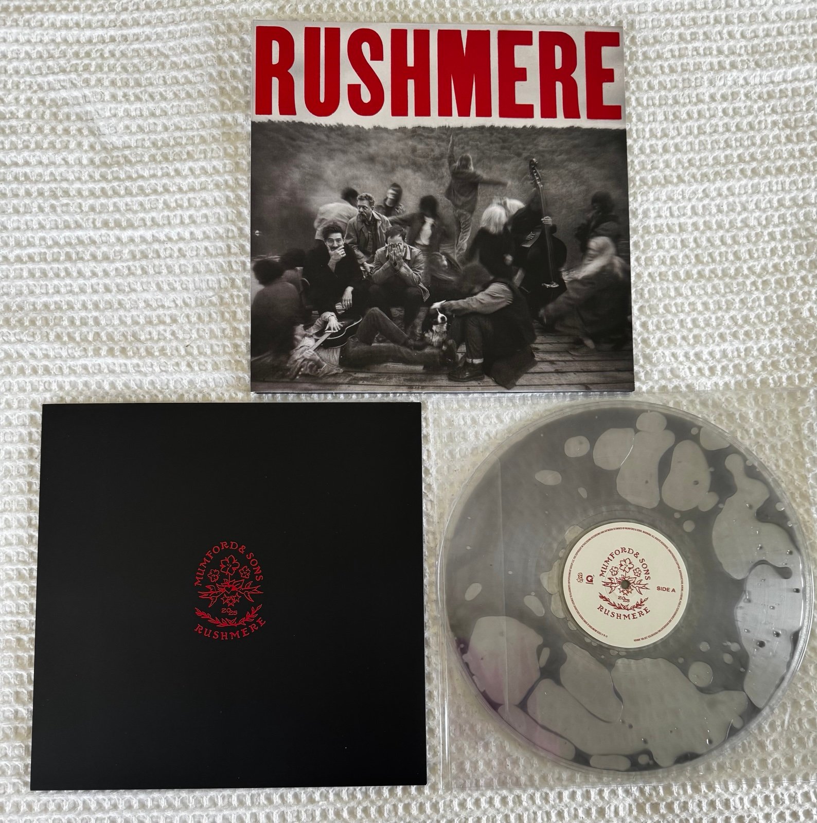 Mumford & Sons Rushmere Vinyl Bad World limited LIQUID FILLED edition. Rare.