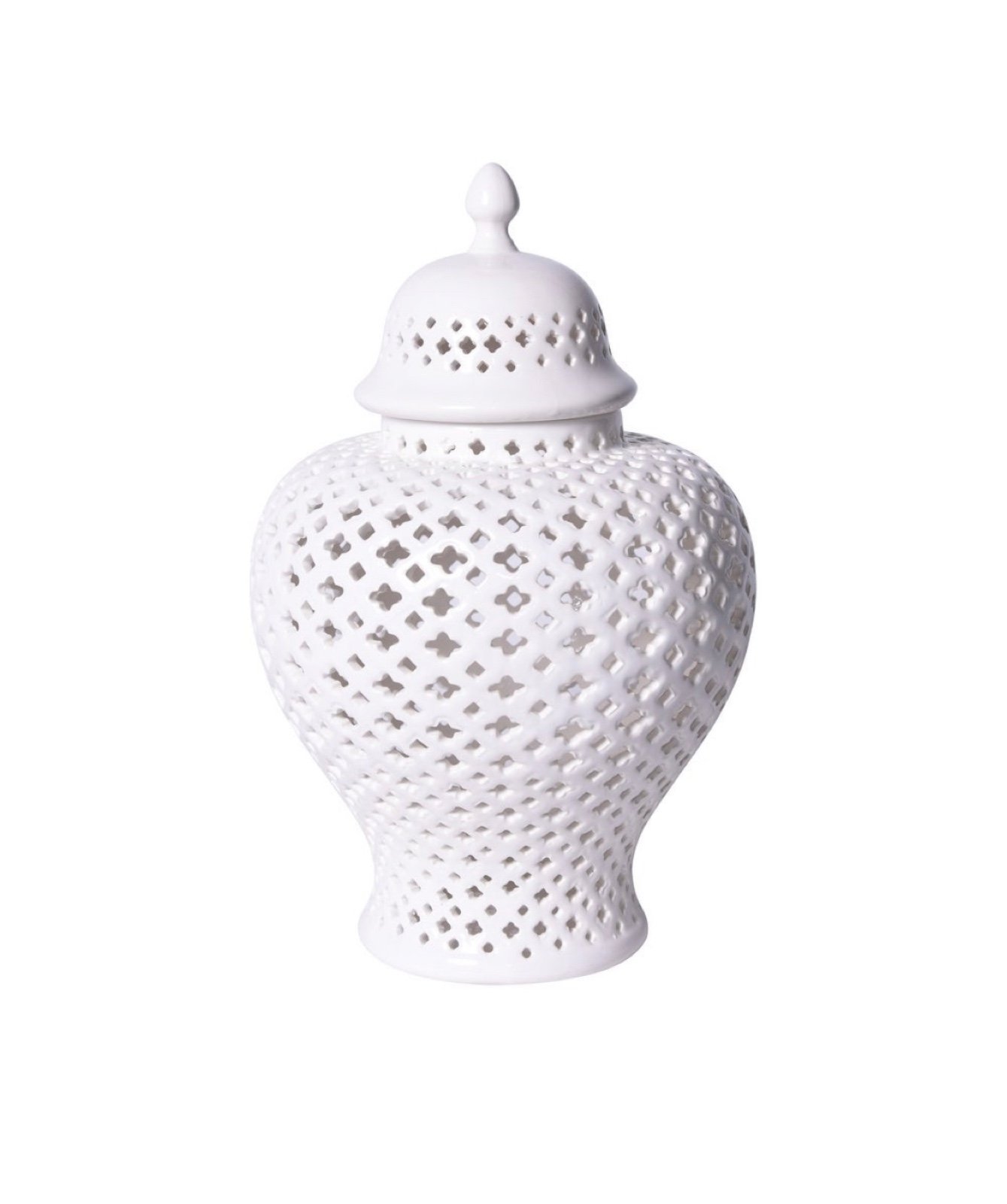 Decorative Handmade Lattice Ginger Jar
