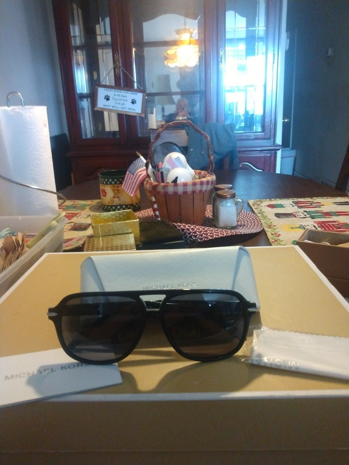 Michael Kors Black Mk 2115 Liam Sunglasses New