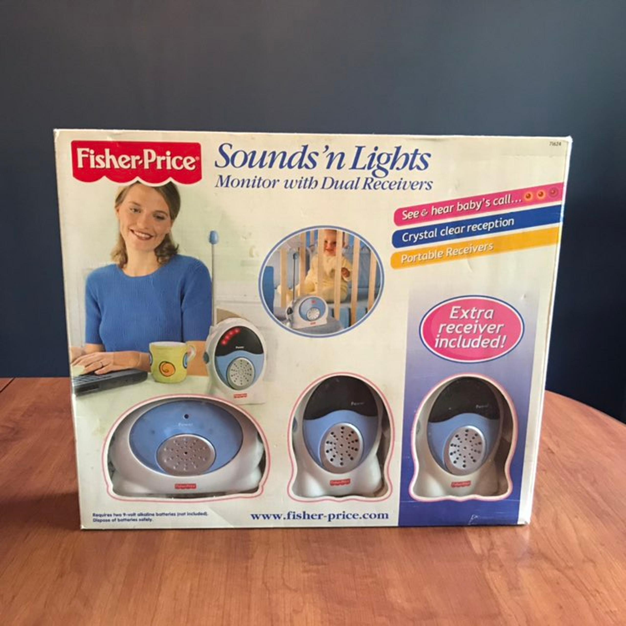 Fisher Price Sounds n lights monitor & dual receivers
