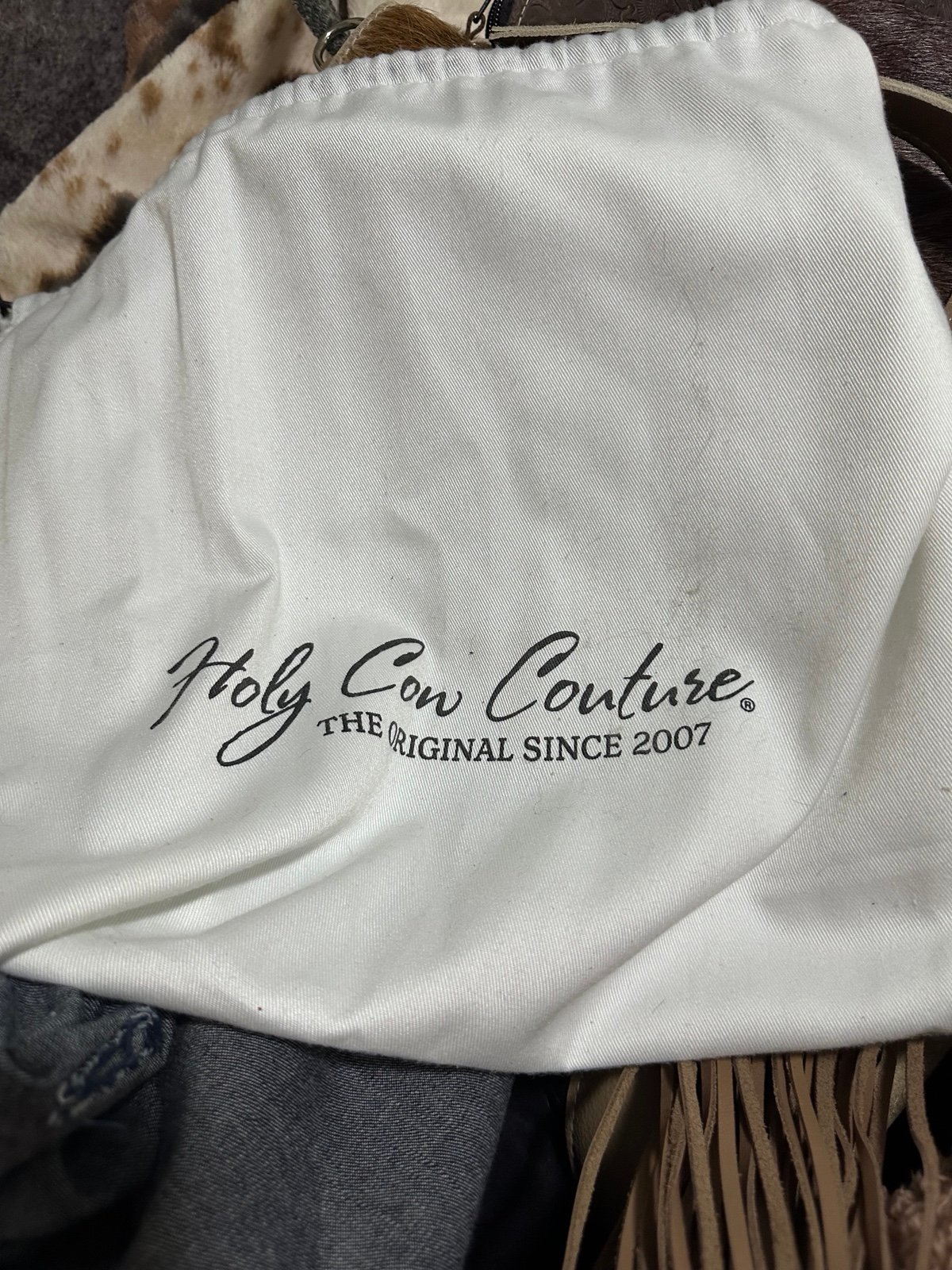 Holy Cow Couture Classy Cowgirl brindle bag