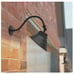 Cedar Hill 18.75-in H Matte Black Dusk to Dawn Integrated LED Outdoor Wall Light