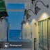 Cedar Hill 18.75-in H Matte Black Dusk to Dawn Integrated LED Outdoor Wall Light