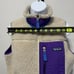 Patagonia Women’s Retro-X Classic Vest Natural W/ Purple