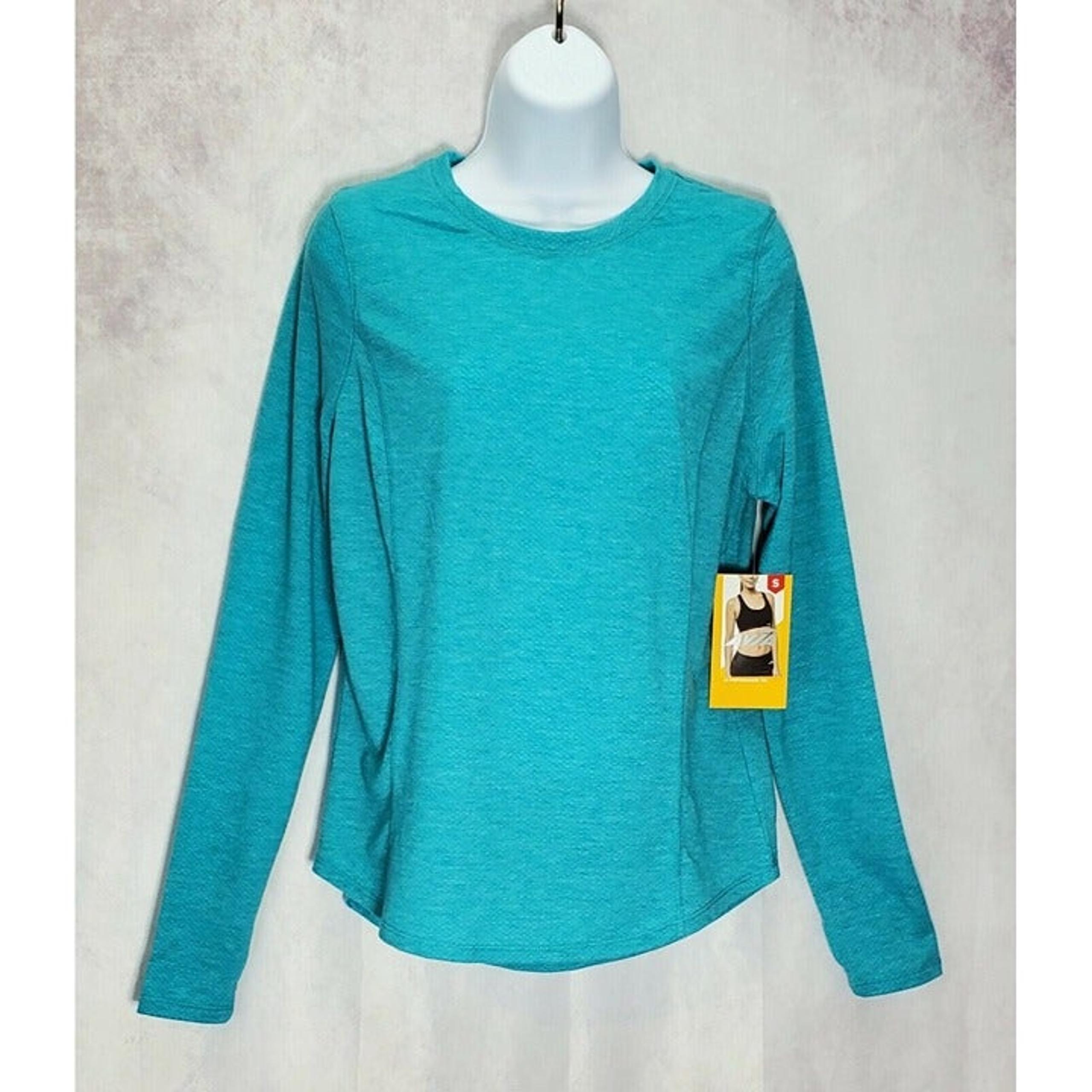 Avia Women's Performance Long Sleeve T-Shirt Green Size Small