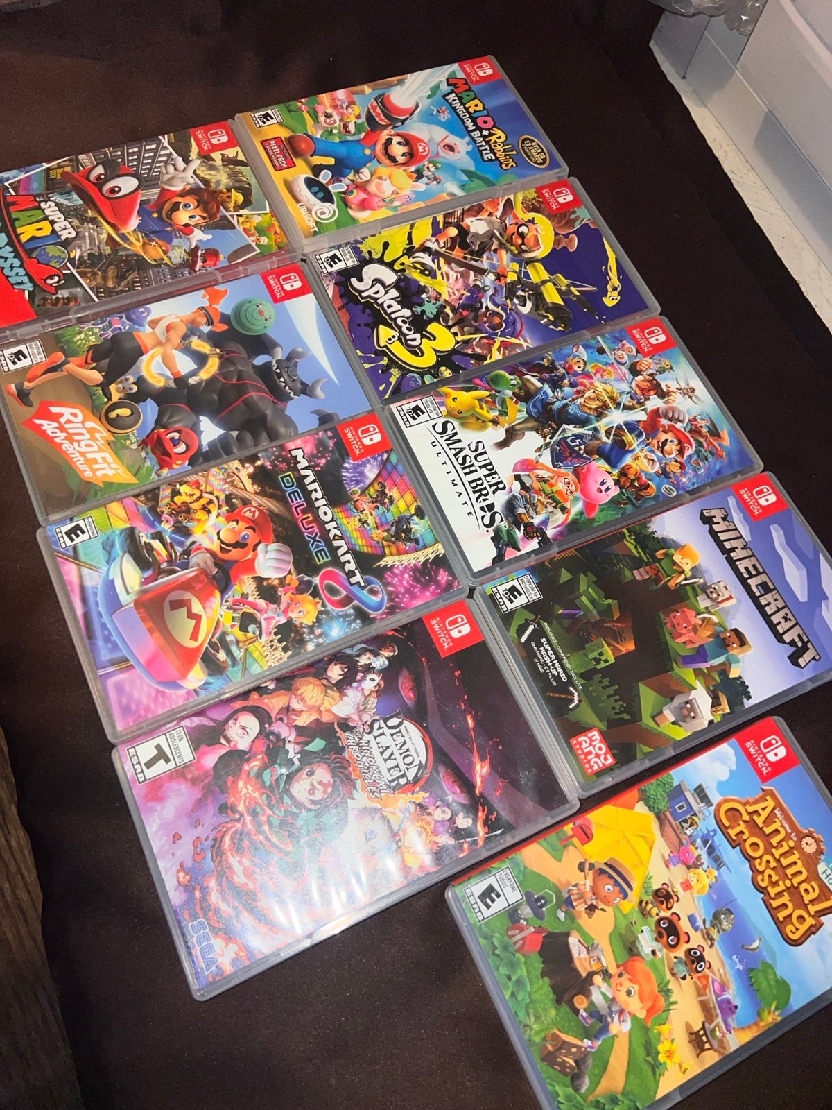 Nintendo Switch empty games cases