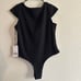 Unique Vintage Black Bodysuit L