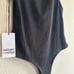 Unique Vintage Black Bodysuit L