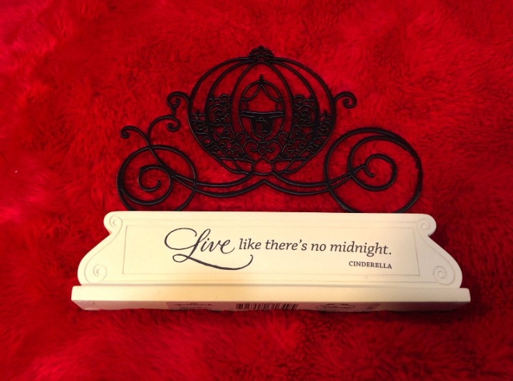 [New] Disney Hallmark “Live Like There's No Midnight” Cinderella SILHOUETTE!!