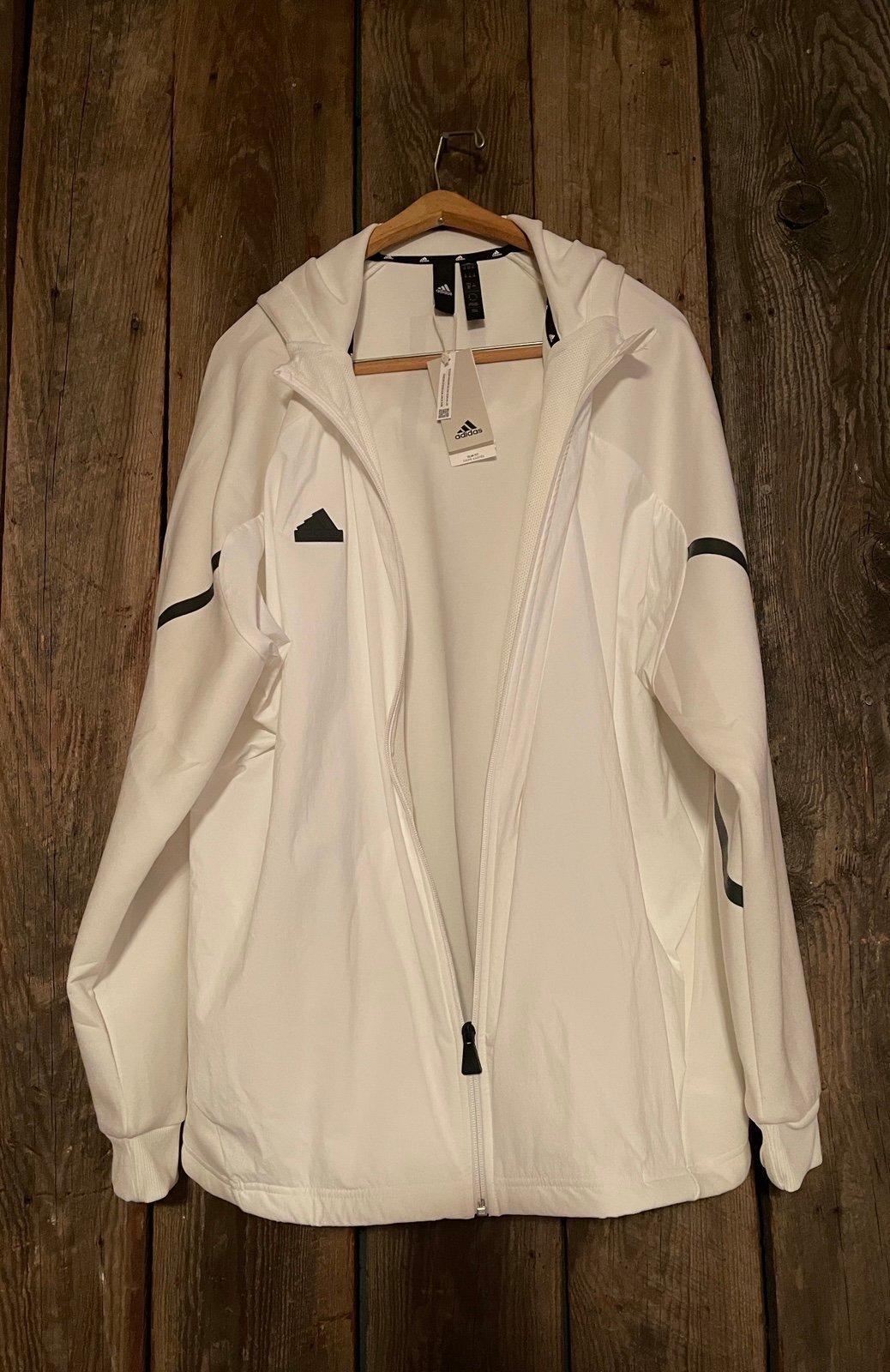 Adidas white hoodie