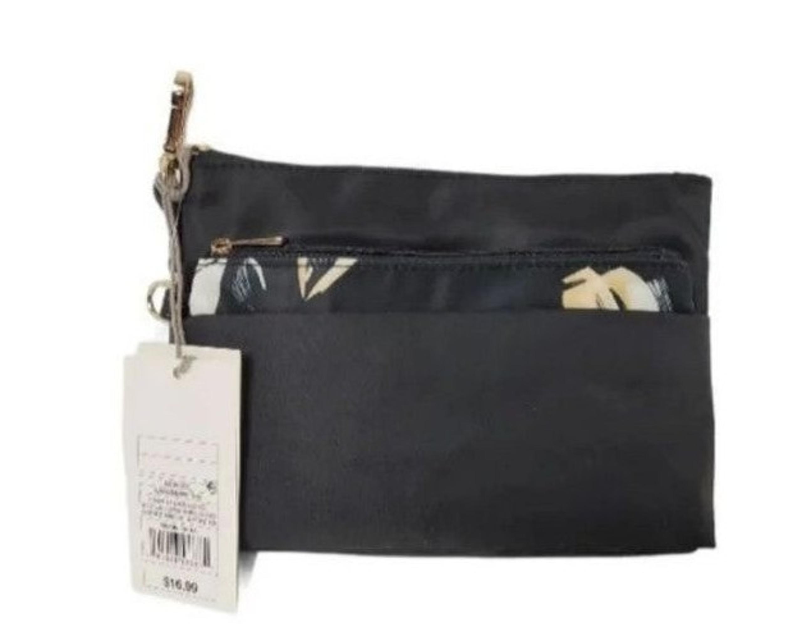A New Day Black Floral Bag Organizer