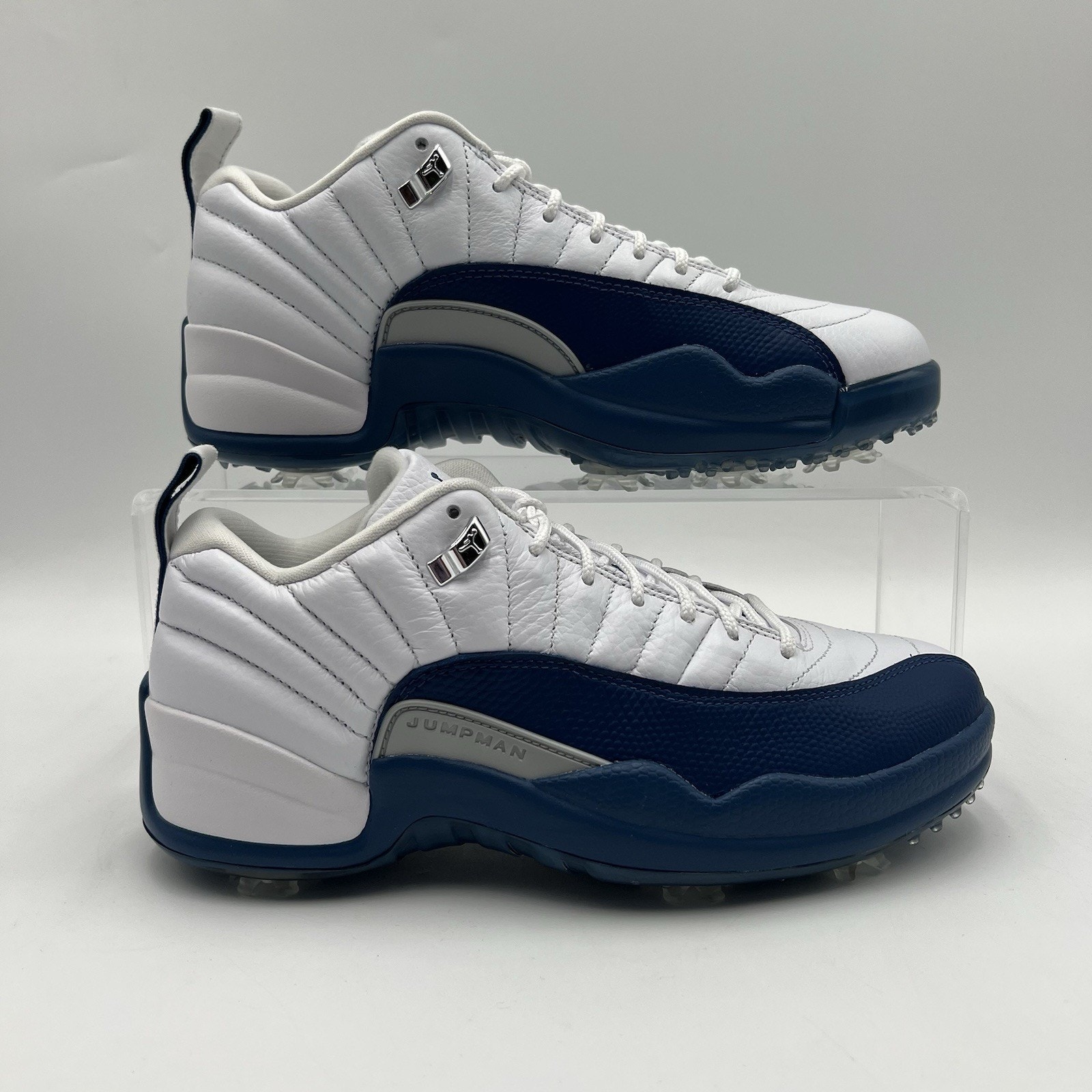 Mens Size 8 Nike Air Jordan 12 Low Retro Golf French Blue White DH4120 101 NEW