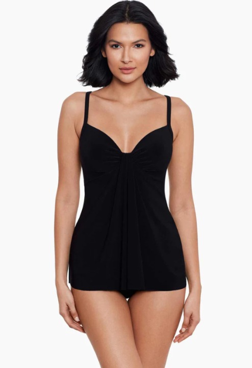 NWT Miraclesuit Marina Swim Tankini Top Sz 10