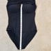 La Blanca Island Goddess Swim Dress One Piece in Black - Size 14 - NWT