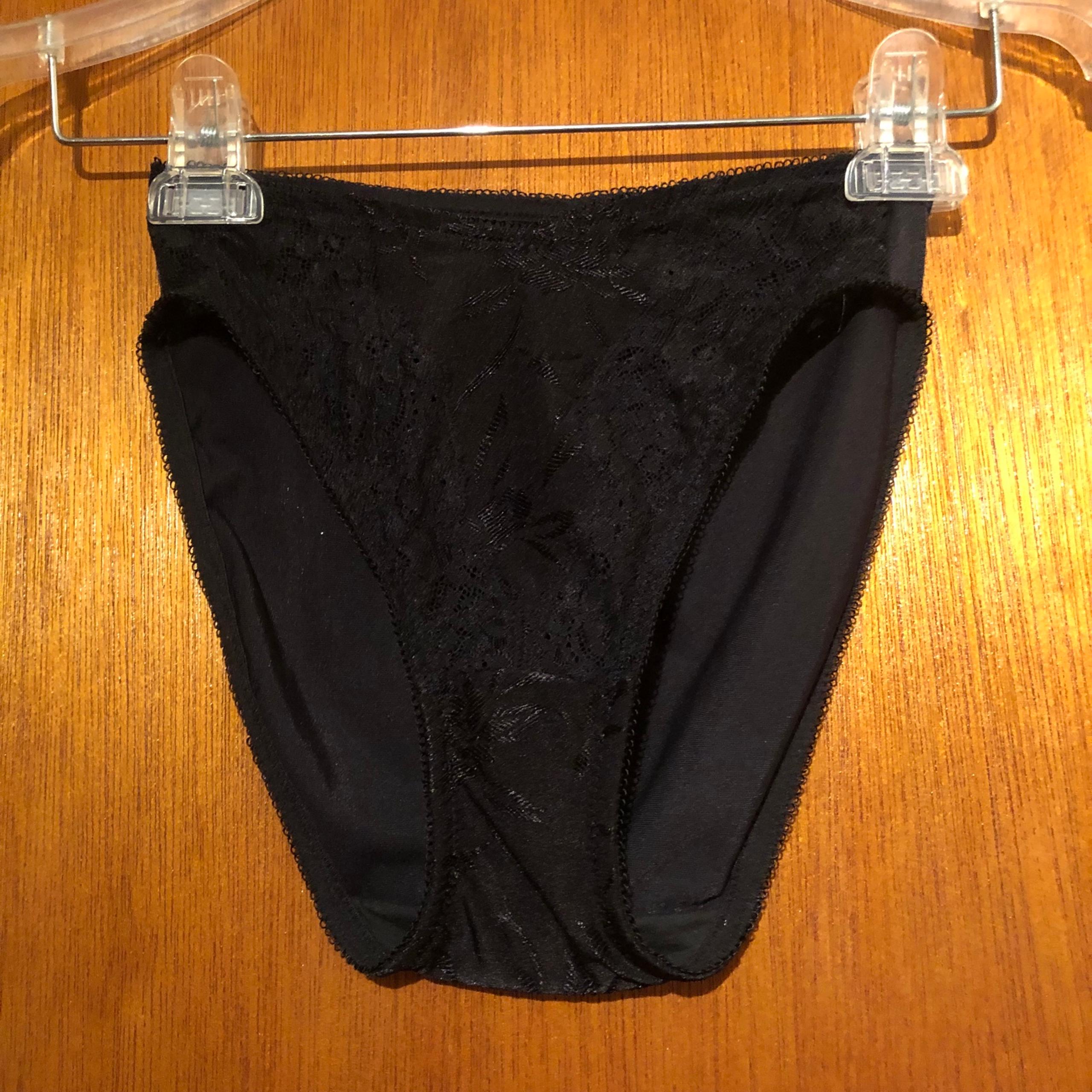 NATORI UNDERWEAR PANTIES BLACK SMALL VINTAGE NEW NO TAGS