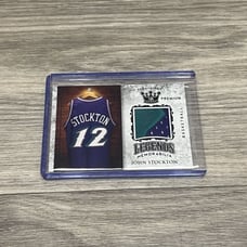 2018 Sage Sportkings Legends Premium Memorabilia John Stockton HOF Utah Jazz