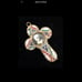 Vintage CATHOLIC RELIGIOUS Cross POPE Papal VATICAN Pendant OLD