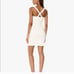 Revolve Likely Nahla Mini Dress Square Neck Criss-Cross back size 10 white