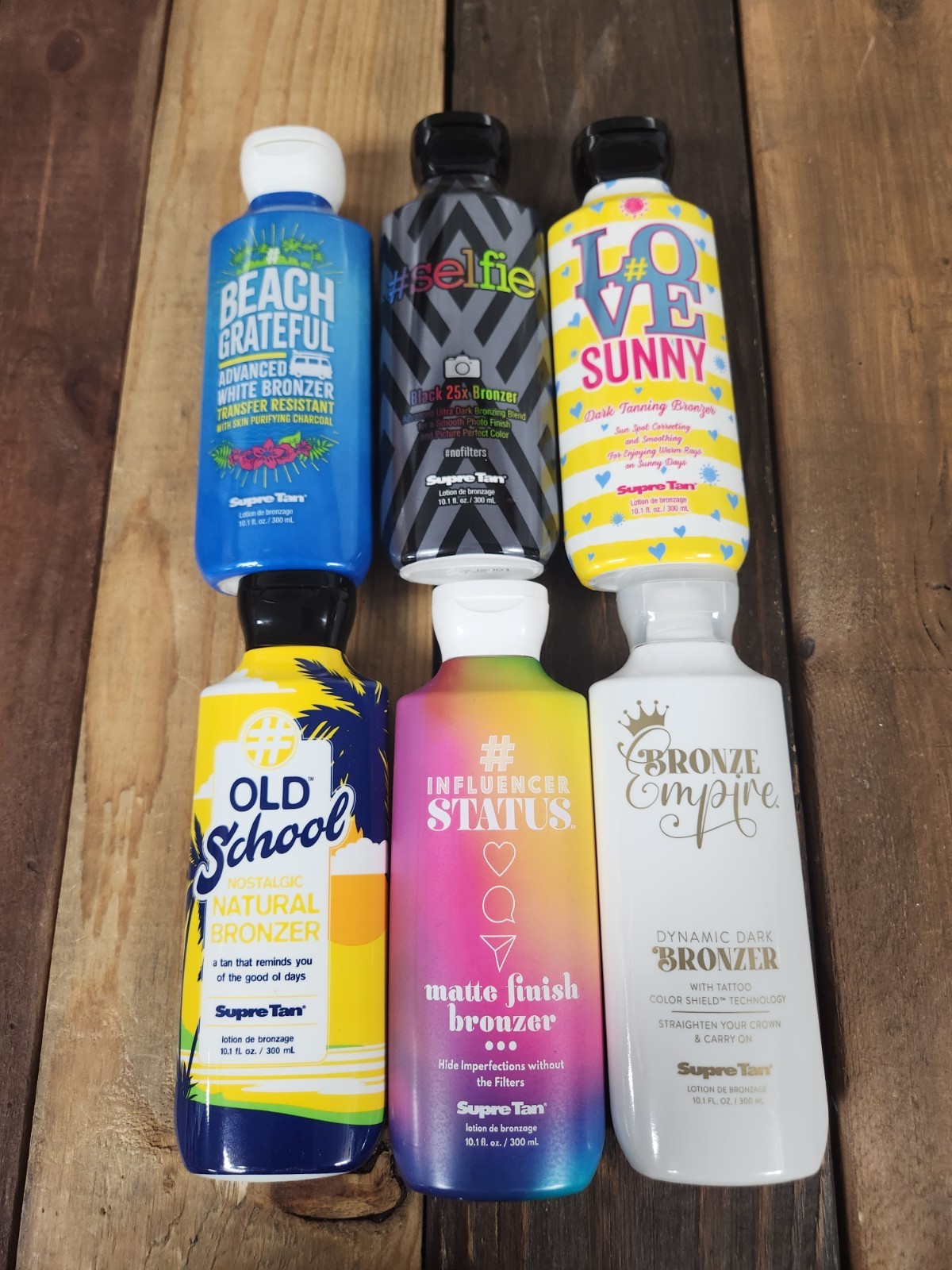 Tanning Lotion Lot of 6 #Old School Status Empire Sunny Selfie Beach Grateful
