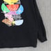 Lululemon Sweatshirt Womens XL Black Pullover Crewneck Oversized Pride Art Rare