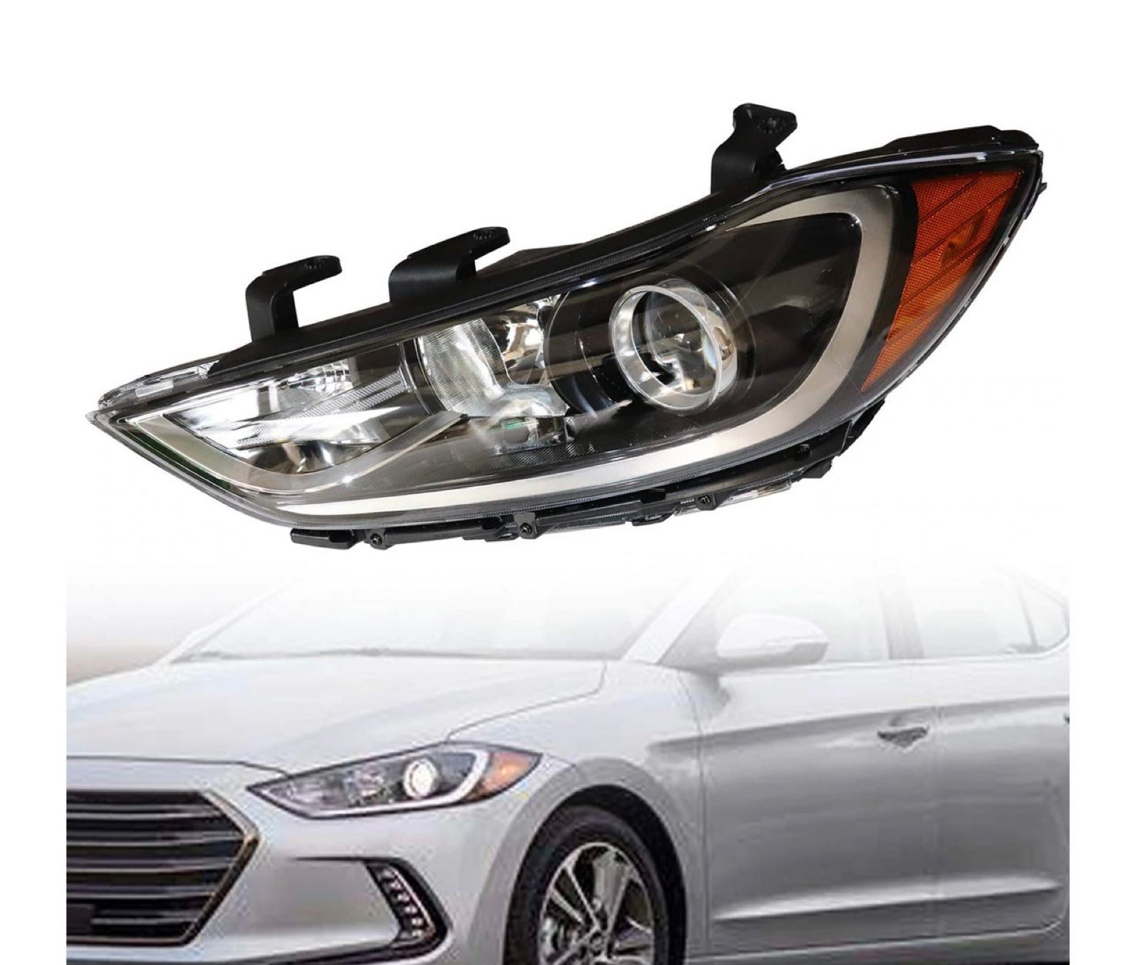 2018 Hyundai Elantra SEL 4 Cyl 2.0L - Headlight Driver Side, Halogen, For US