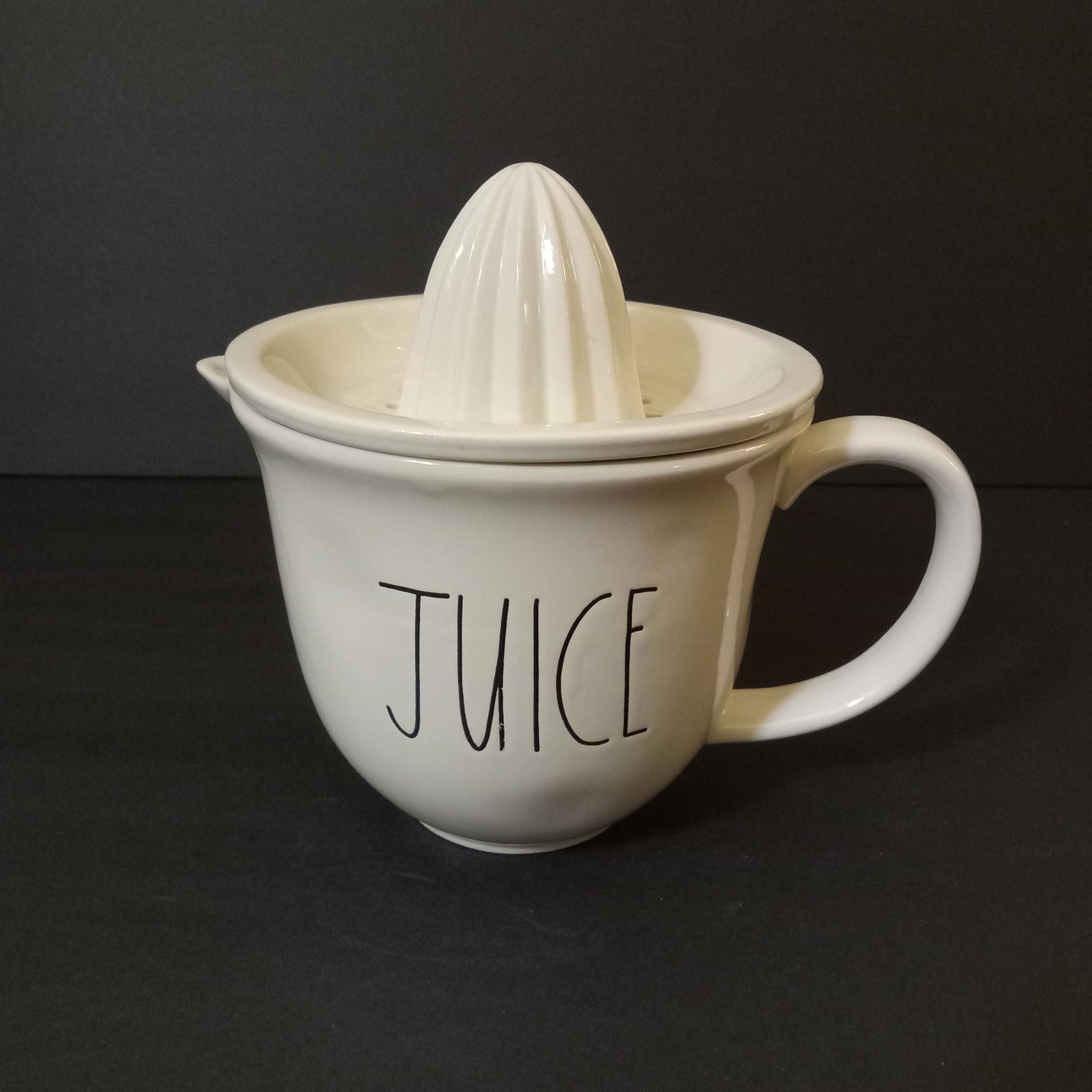 Rae Dunn "JUICE" 2 Piece Squeeze Juicer