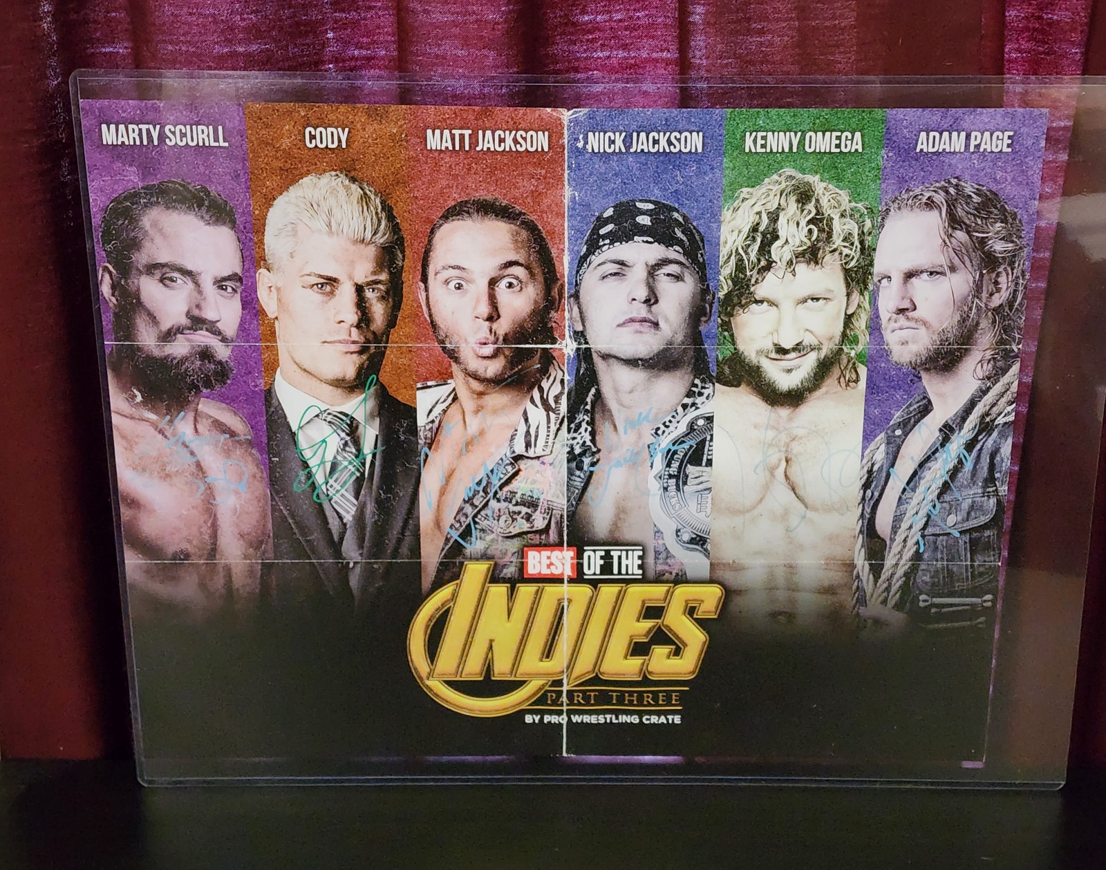 AEW Best Of The Indies Signed Poster