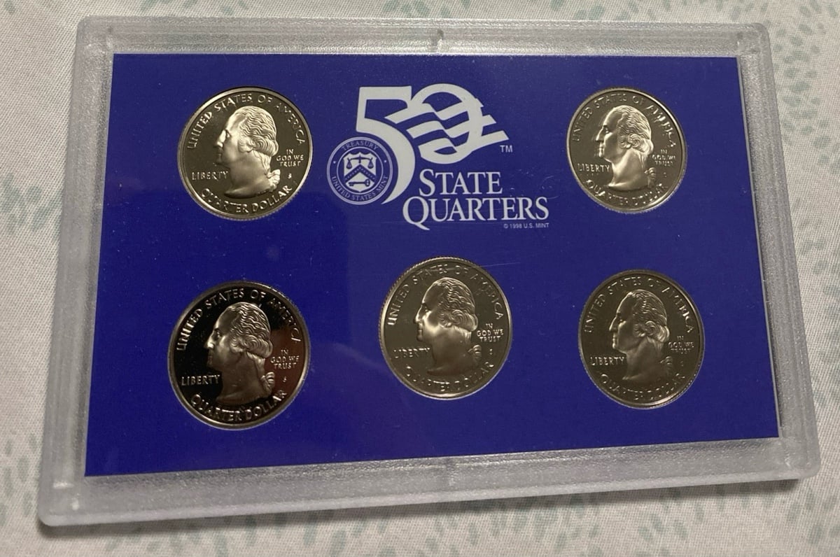 2006 Quarters States Clad Proof Set Of 5