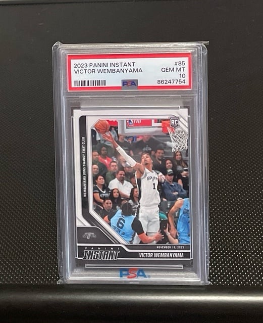 2023 Panini Instant Victor Wembanyama PSA 10