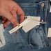 Kancan • Trendy 18 women's light wash blue jeans distressed High Rise BF Crop