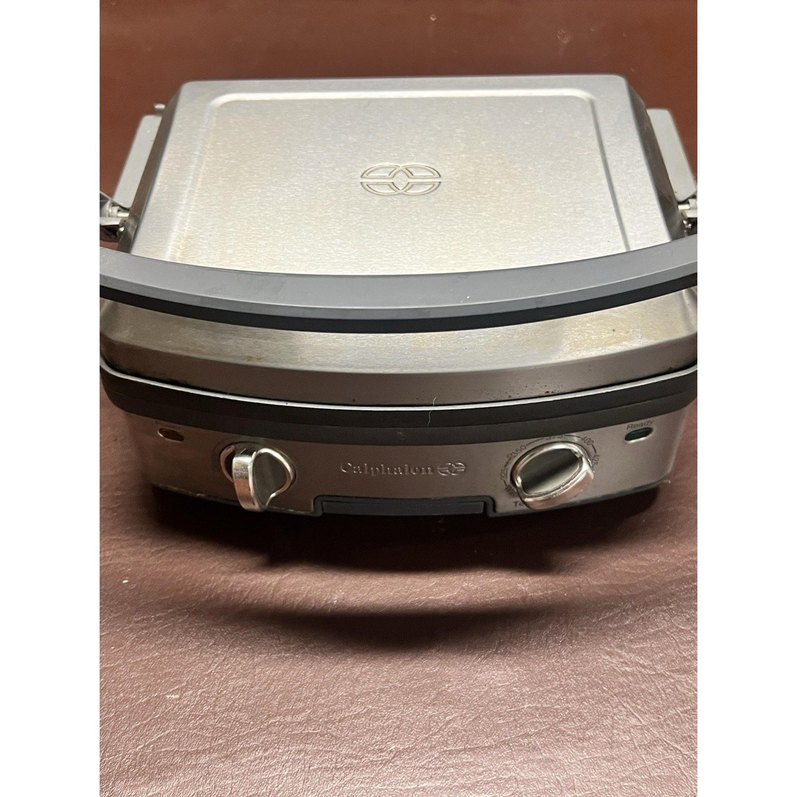 CALPHALON 5 in 1 Removable Plate NONSTICK GRILL Panini Press HE400CG