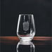 Popcorn Stemless Wine Glasses x4 Premium 15 Oz Personalize Gift Movie Cinema NEW