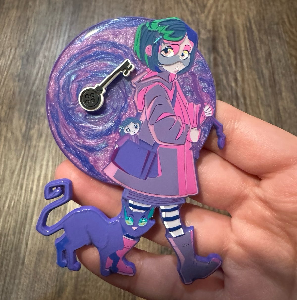 Coraline Fantasy Pin