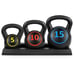 3-Piece Kettlebell Weight Set