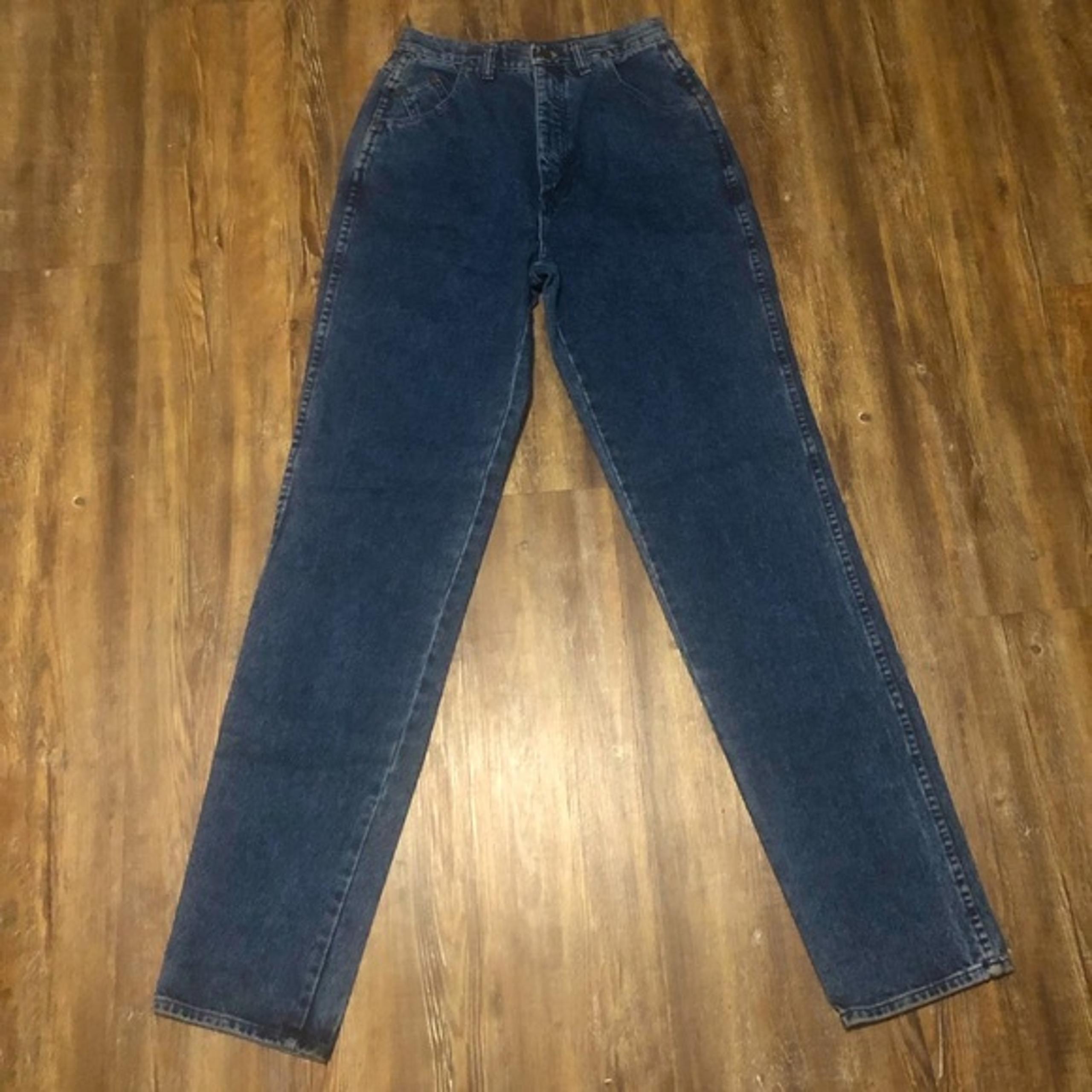 Wrangler Silverlake Jeans Women's 12 High Rise Straight Leg Bareback 90s Vintage