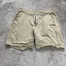 The North Face Chino Shorts Mens 36 Brown Solid Cotton Pockets Casual Outdoor