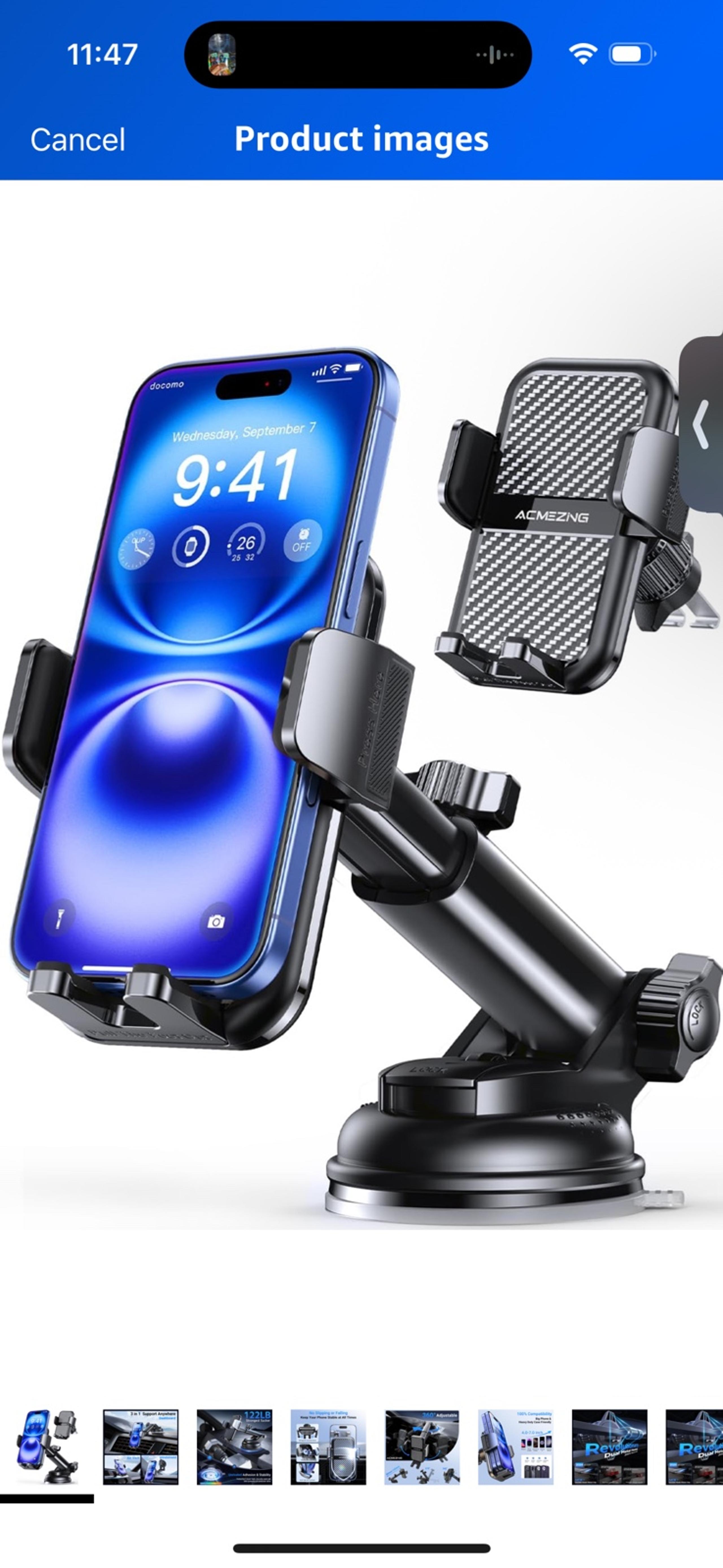 Car Mount Adjustable