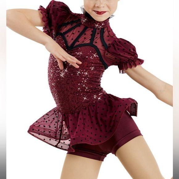 Weissman Showtime Style 10877 Hung Up Child Large NEW Dance Costume