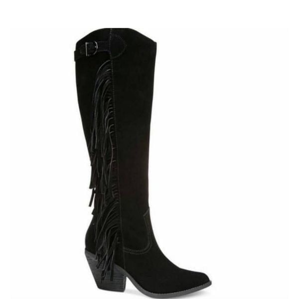 CARLOS by Carlos Santana Fringed Boots Mercari