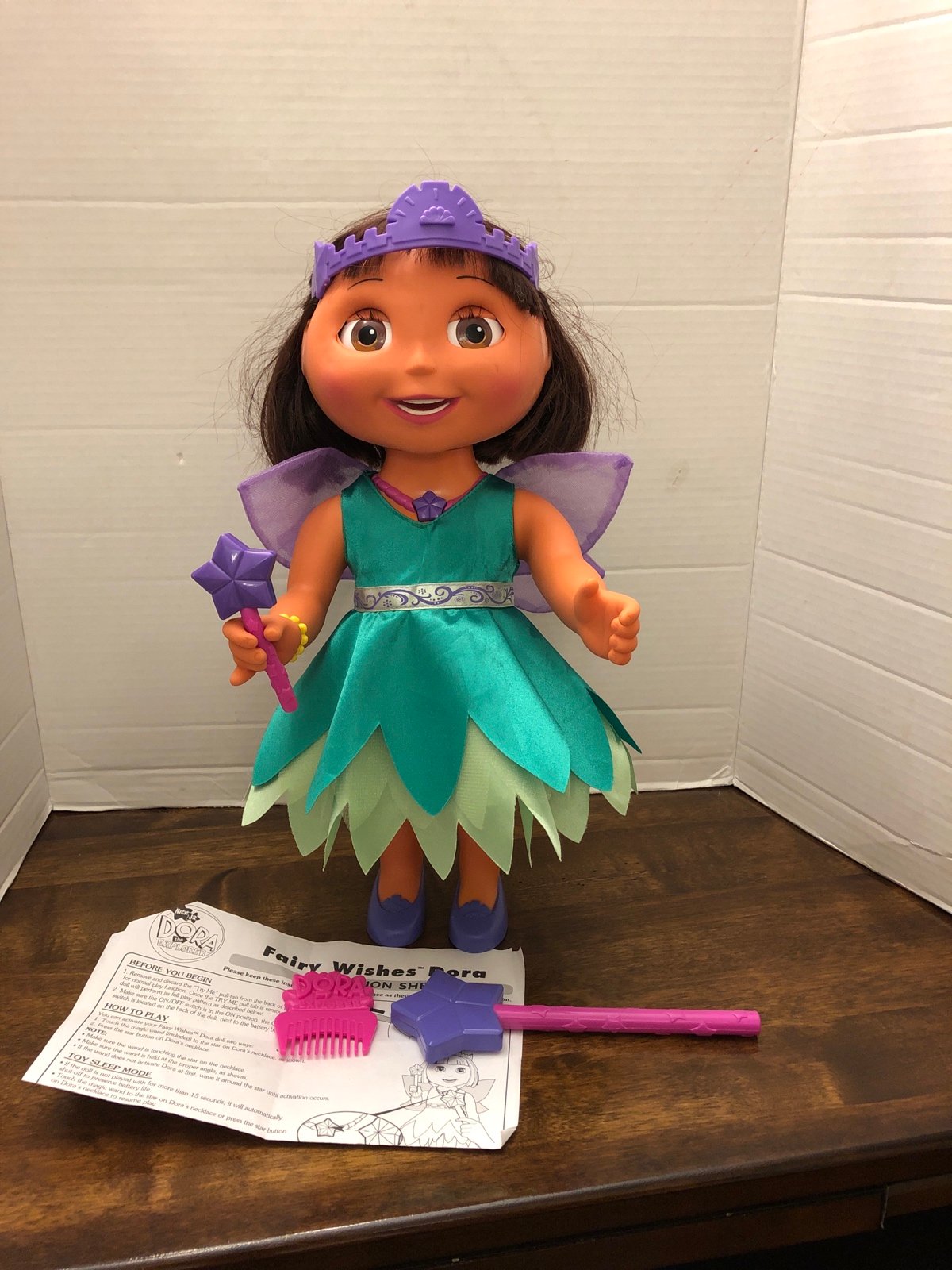 Dora The Explorer Figure Doll Toy - Fairy Wishes Dora