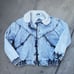 Vintage Rainbow West Denim Sherpa Jacket