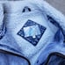 Vintage Rainbow West Denim Sherpa Jacket