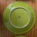 (2) FIESTA Lemongrass green dinner plates BBBB Homer Laughlin co.