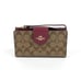 Coach Signature Khaki Cherry Tech Phone Wallet NWT C2874